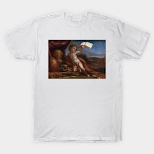 L'Amore Virtuoso by Guercino T-Shirt